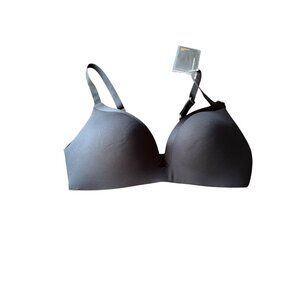 NWT Underoutfit Black Wireless XL Bra w/ Extender Adjustable Straps Comfort